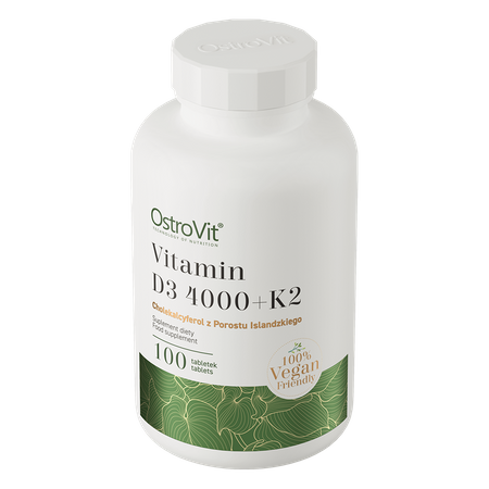 OstroVit Vitamin D3 4000 IU K2 VEGE 100 Tabletten 5 97