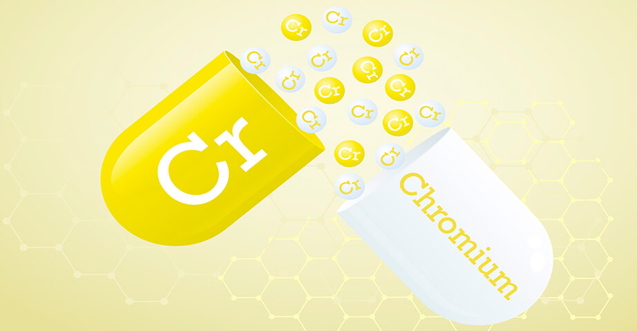 Properties of chromium - chromium is involved in metabolic processes. An excess of chromium can result in pancreatic dysfunction, while symptoms of chromium deficiency include restlessness, fatigue and muscle weakness.