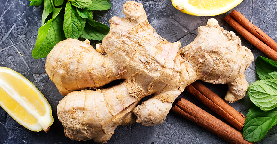 Ginger has painkilling properties