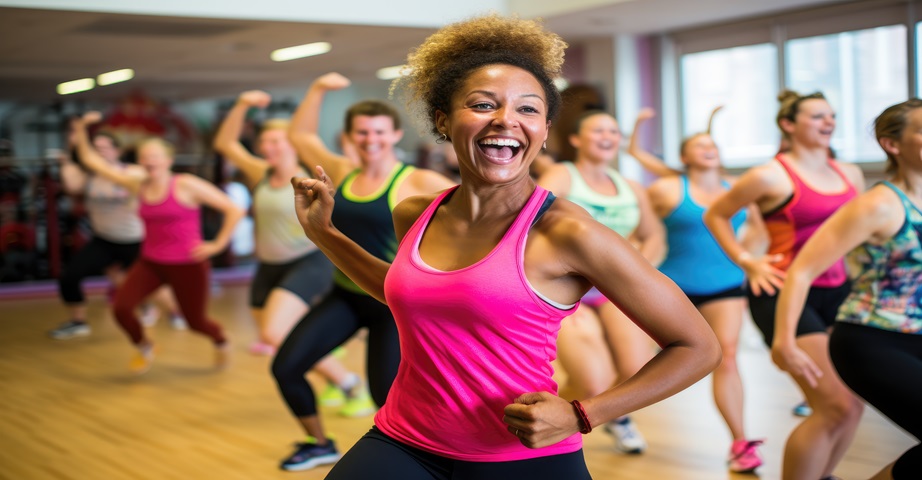 Zumba to trening, który poprawia samopoczucie i uwalnia endorfiny.