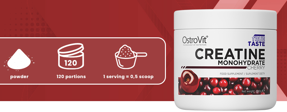 Creatine Monohydrate 300g Ostrovit Omegafitee 5564