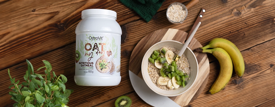 Porridge with a vegan formula without added sugar is a great idea for a quick meal during the day. Especially useful for people on a weight loss diet, provides essential nutrients and helps lower blood cholesterol levels.