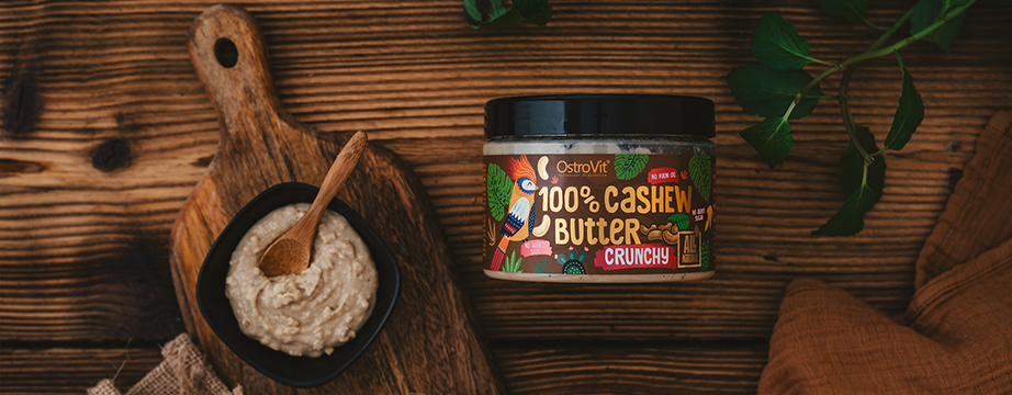 OstroVit 100% Cashew Butter 500 g - 8,37 € - Official store | OstroVit