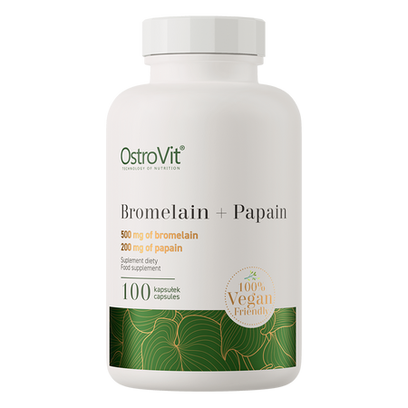 OstroVit Bromelain + Papain VEGE 100 capsules