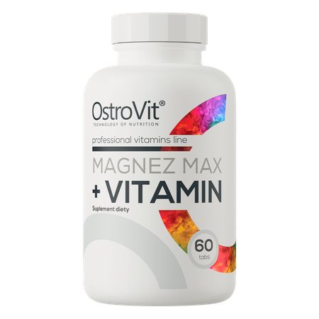 OstroVit Magnesium MAX + Vitamin 60 tablets - 2,19 € - Official store