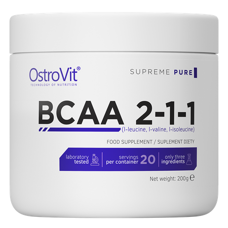 OstroVit Supreme Pure BCAA 2-1-1 200 g