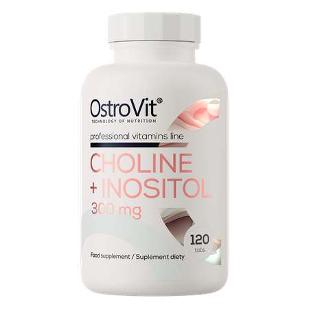 OstroVit Choline + Inositol 300 mg 120 tablets