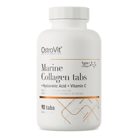 OstroVit Marine Collagen + Hyaluronic Acid + Vitamin C 90 tablets