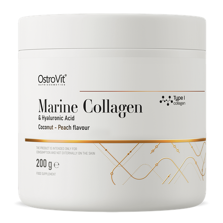 OstroVit Marine Collagen + Hyaluronic Acid + Vitamin C 200 g