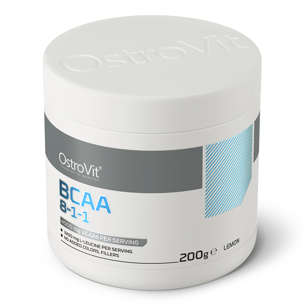 OstroVit BCAA 8-1-1 200 g lemon - 5,88 € | Official store of the manufacturer