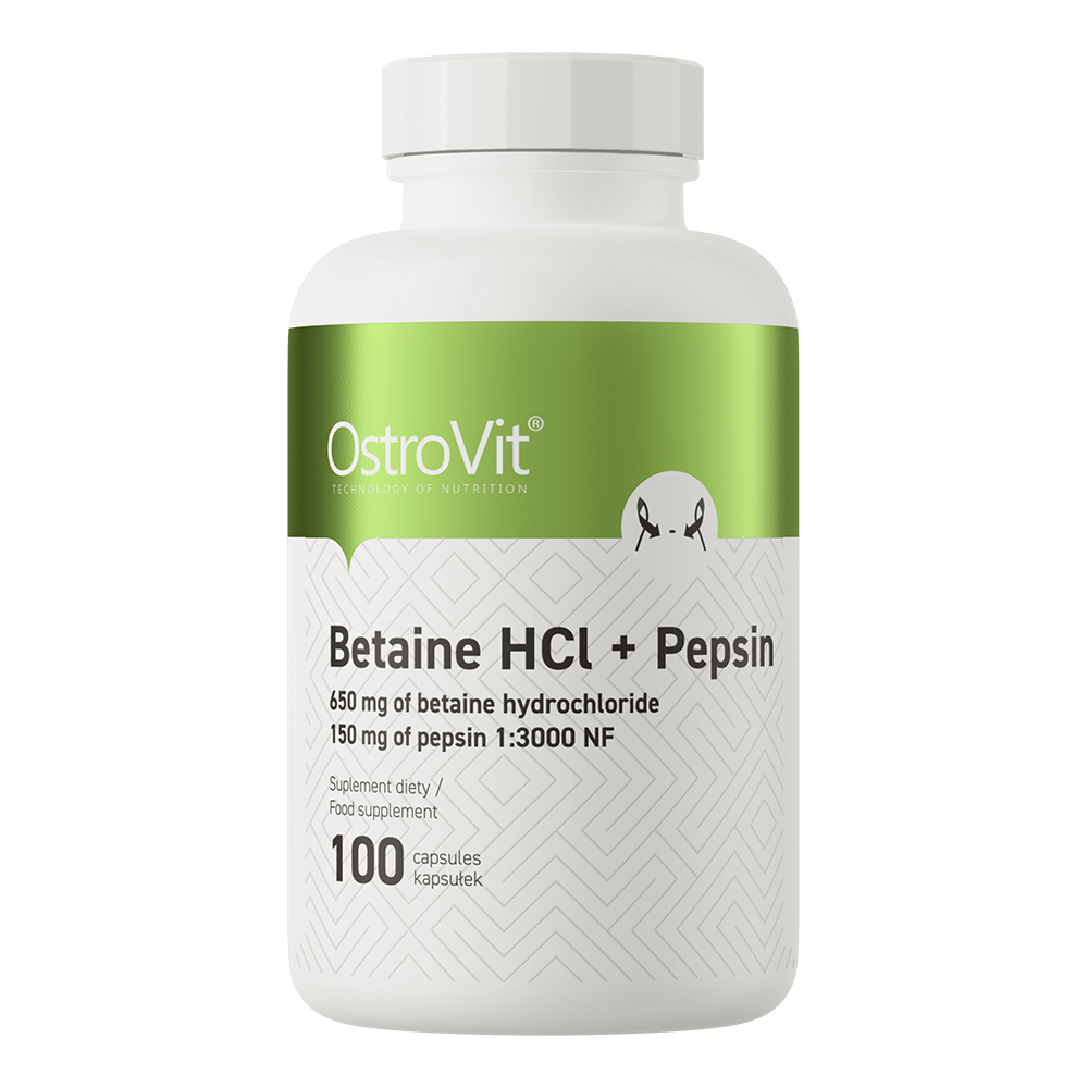 Ostrovit Betaine Hcl Pepsin 100 Caps 902 € Official Store Of The