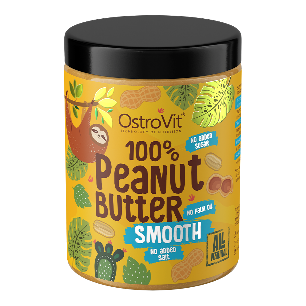 OstroVit Peanut Butter 100% Smooth 1000 g smooth - 4,21 € | Official store  of the manufacturer