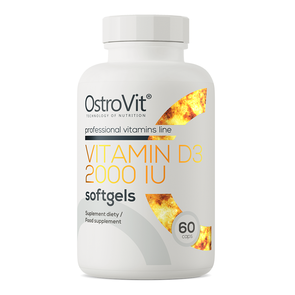 OstroVit Vitamin D3 2000 IU softgels 60 caps - - OstroVit.com