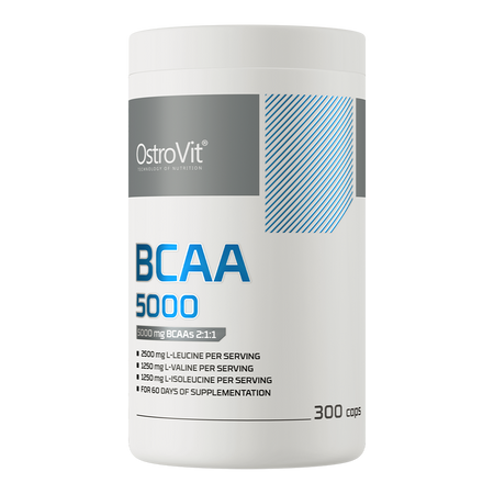 OstroVit BCAA 5000 mg 300 kapsułek