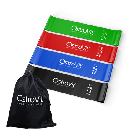 OstroVit Тренировочные ленты OstroVit набор из 4 шт + мешок