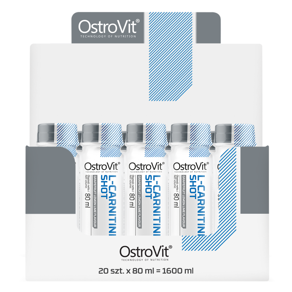 OstroVit L-Carnitine Shot 20 x 80 ml - 20,21 € - Official store | OstroVit