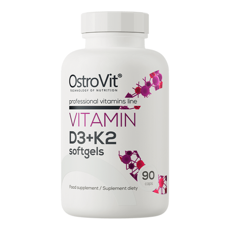 OstroVit Витамин D3 + K2 90 капсул