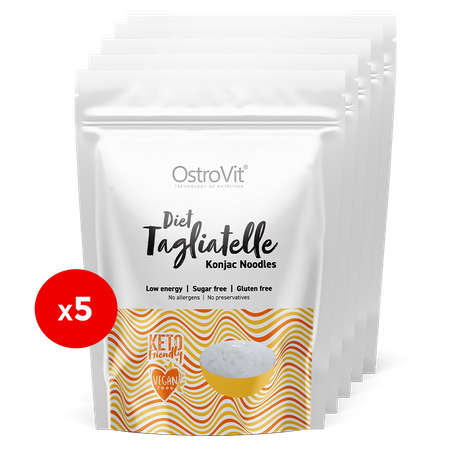 OstroVit Diet Tagliatelle Konjac Noodles 5 x 400 g