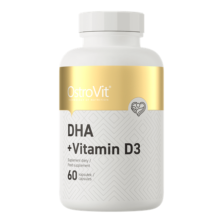 OstroVit DHA + Vitamin D3 60 Kapseln