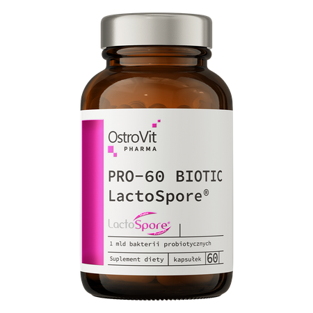 OstroVit Pharma PRO-60 BIOTIC LactoSpore® 60 capsules