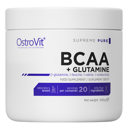OstroVit BCAA + Glutamina 200 g