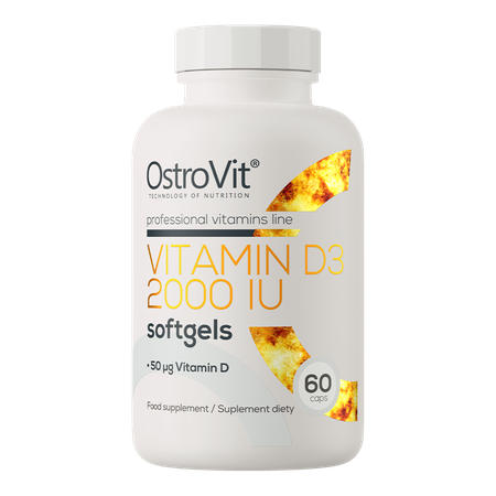 OstroVit Vitamin D3 2000 IU 60 capsules