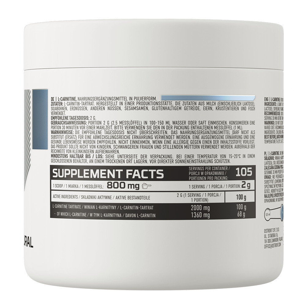 l carnitine 2 grams L-CARNITINE Fat Loss - Metabolism Activator main image 0