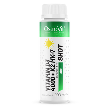 OstroVit Vitamin D3 4000 IU + K2 MK-7 Shot 100 ml