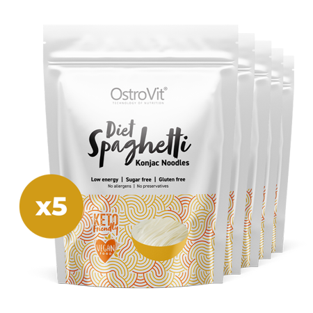 OstroVit Makaron Konjac Spaghetti 5 x 400 g