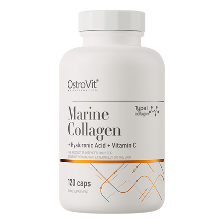 OstroVit Marine Collagen + Hyaluronic Acid + Vitamin C 120 capsules