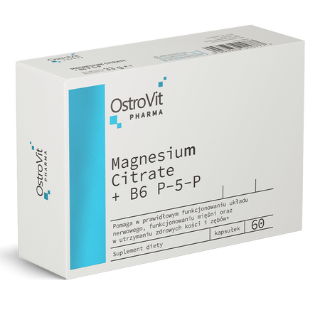 OstroVit Pharma Magnesium Citrate + B6 P-5-P 60 capsules