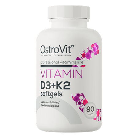 OstroVit Vitamin D3 + K2 90 Kapseln