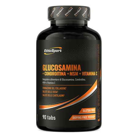 EthicSport Glucosamina + Chondroitina + MSM + Vitamina C 90 tablets