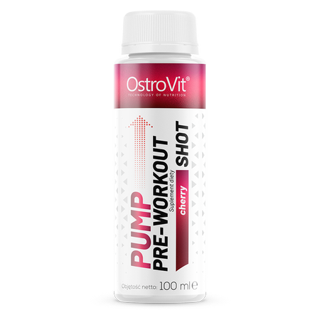 OstroVit Pump Pre-Workout Shot bez beta-alaniny 100 ml