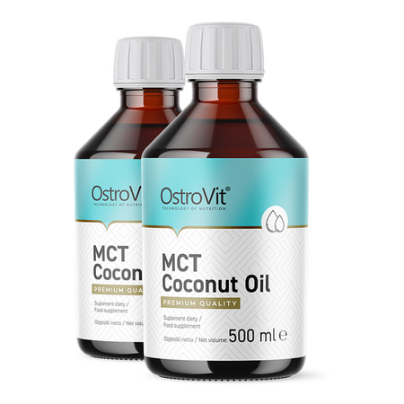 2 x OstroVit Кокосовое масло MCT 500 мл