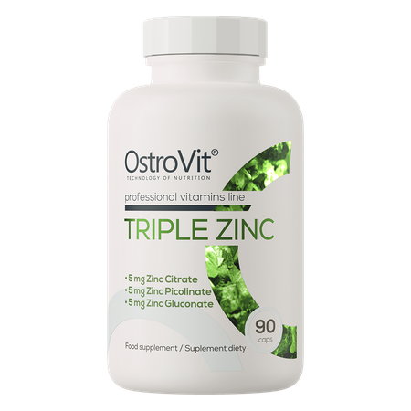 OstroVit Triple Zinc 90 kapsułek