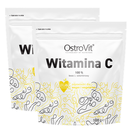 2 x OstroVit Vitamin C 1000 g