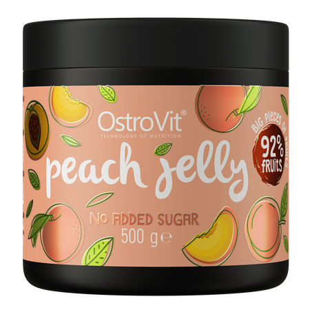 OstroVit Peach in Jelly Owoce w żelu 500 g
