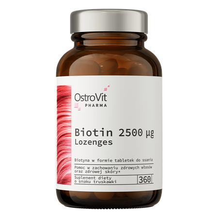 OstroVit Pharma Biotin 2500 μg lozenges 360 tablets