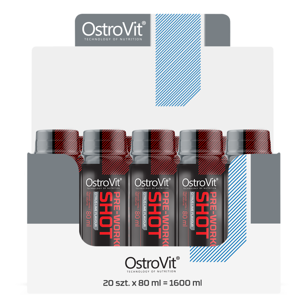 OstroVit Pre-Workout Shot 20 x 80 мл Pre-Workout Shot 80 ml - 16,90 €  Официальный магазин производителя