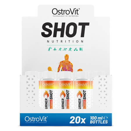 OstroVit Fat Burner Shot ohne Koffein 20 x 100 ml
