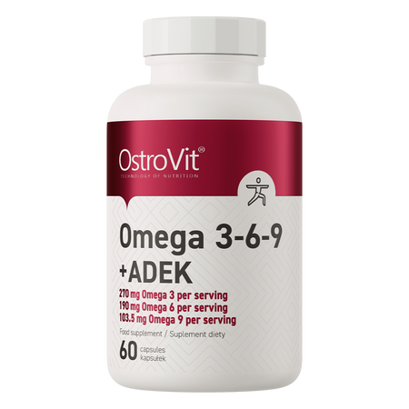OstroVit Omega 3-6-9 + ADEK 60 kapsułek