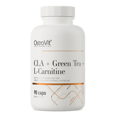 OstroVit CLA + зеленый чай + L-карнитин 90 капсул