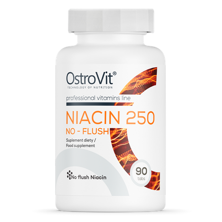 OstroVit Niacyna 250 NO-FLUSH 90 tabletek