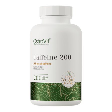 OstroVit Cafeína 200 mg VEGE 200 comprimidos