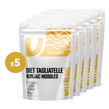 OstroVit Diet Tagliatelle Konjac Noodles 5 x 250 g
