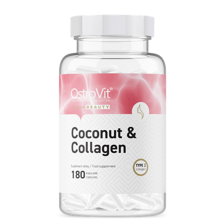 OstroVit Marine Collagen + Coconut MCT Oil 180 capsules