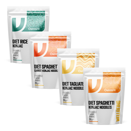 OstroVit Konjac Noodles Rice Mix 4 x 250 g