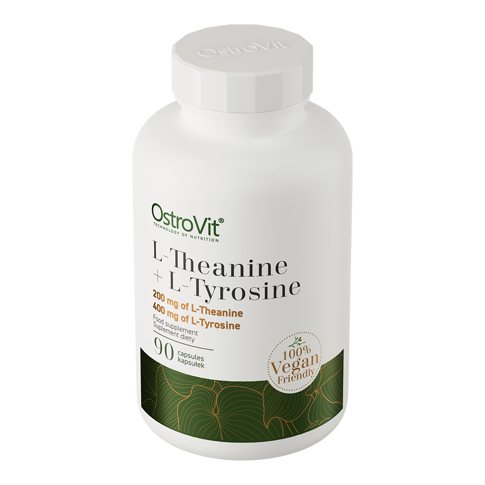 OstroVit L-Theanine + L-Tyrosine VEGE 90 capsules - 7,53 EUR - Official  store | OstroVit