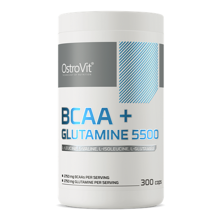 OstroVit BCAA + Глютамин 5500 мг 300 капсул